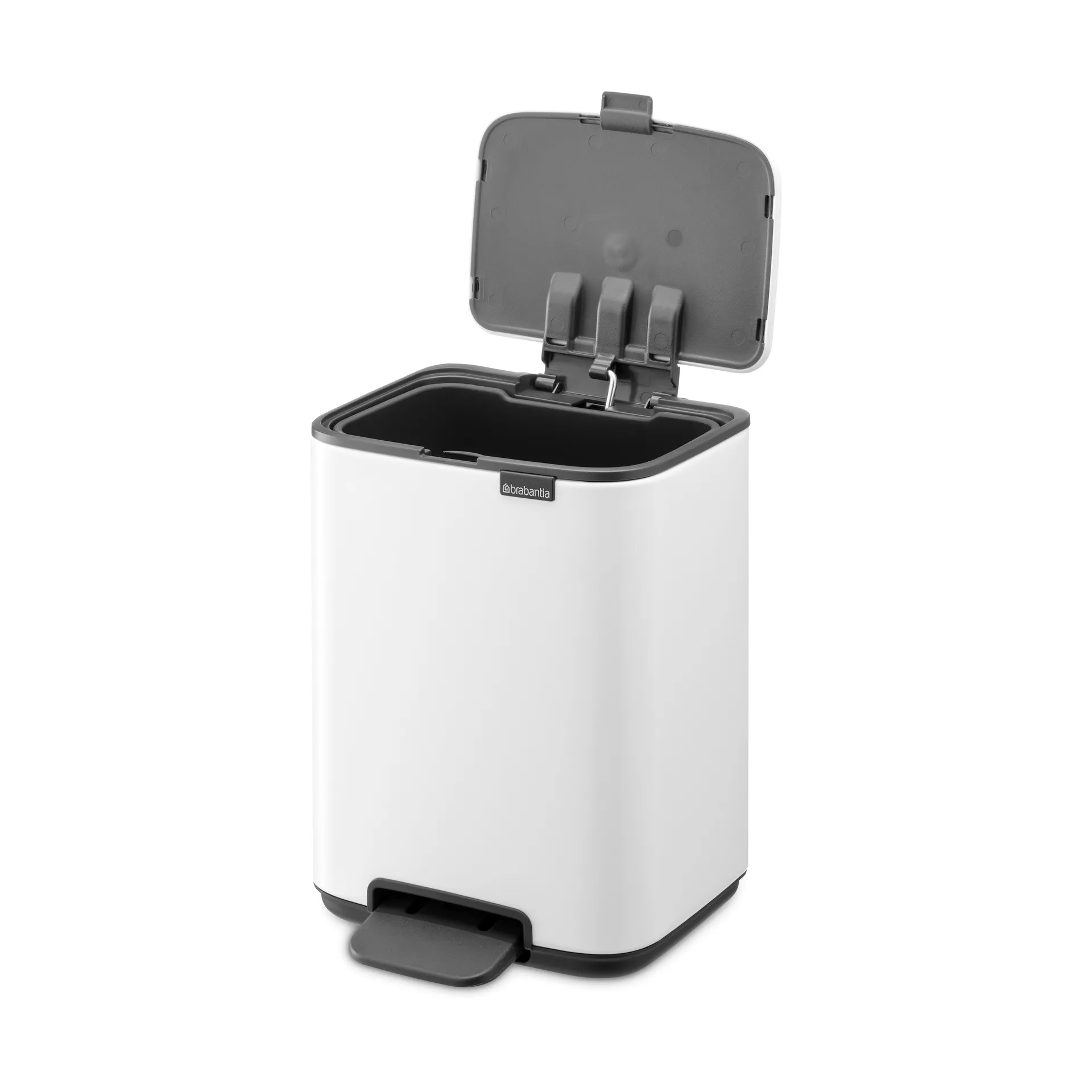Bo caixote do lixo com pedal 4 L, Branco Brabantia