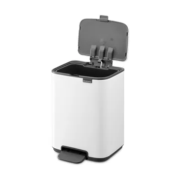 Bo caixote do lixo com pedal 4 L - Branco - Brabantia