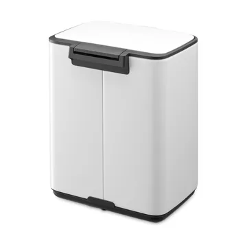 Bo caixote do lixo com pedal 7 L - Branco - Brabantia