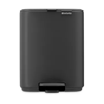 Bo caixote do lixo com pedal 7 L - Cinzento mineral infinito - Brabantia