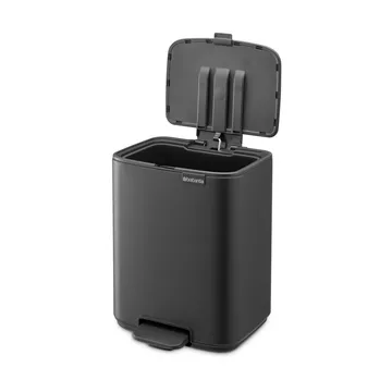 Bo caixote do lixo com pedal 7 L - Cinzento mineral infinito - Brabantia