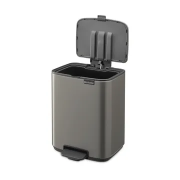 Bo caixote do lixo com pedal 7 L - Platina - Brabantia