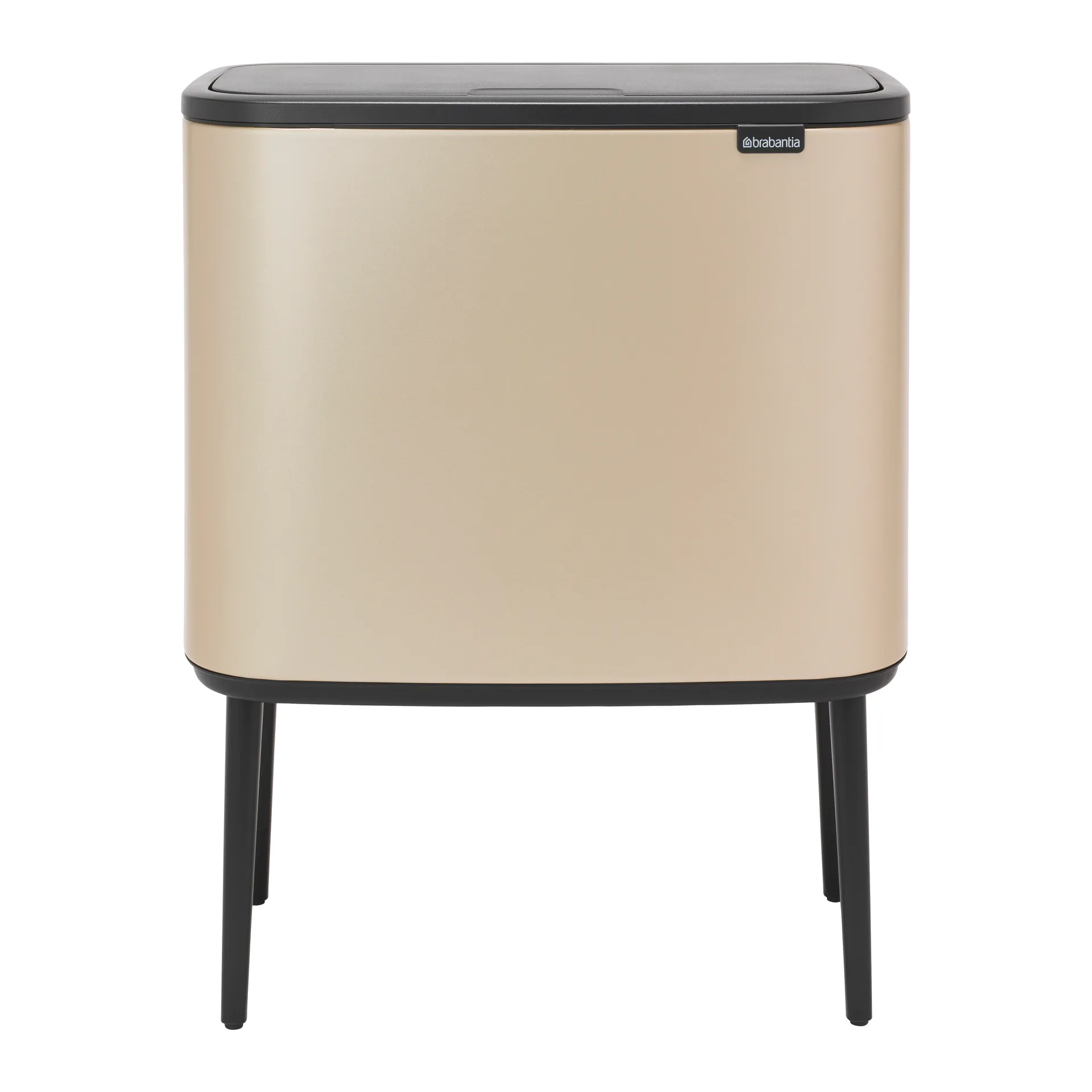 Bo Touch Bin 11+23 litros, Metallic Gold Brabantia