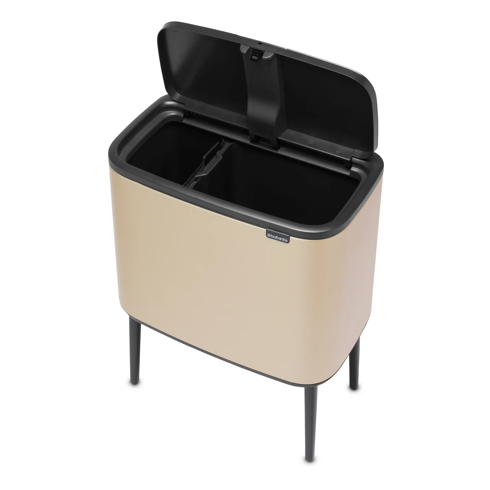 Bo Touch Bin 11+23 litros, Metallic Gold Brabantia