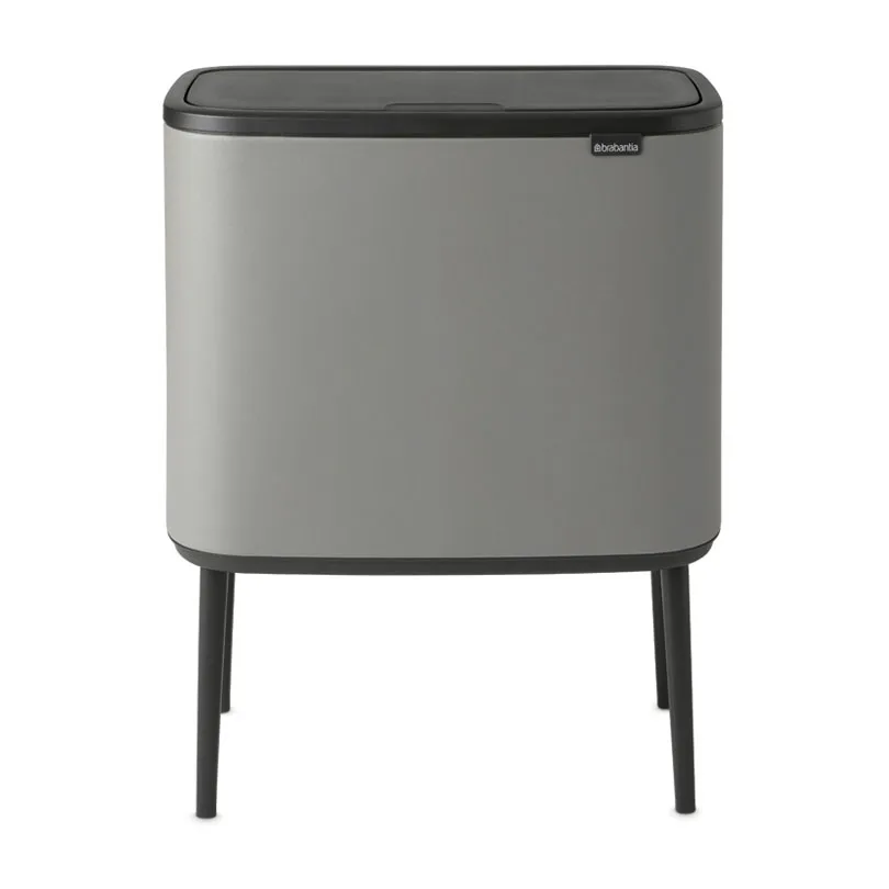 Bo Touch Bin 11+23 litros, Mineral concrete grey Brabantia