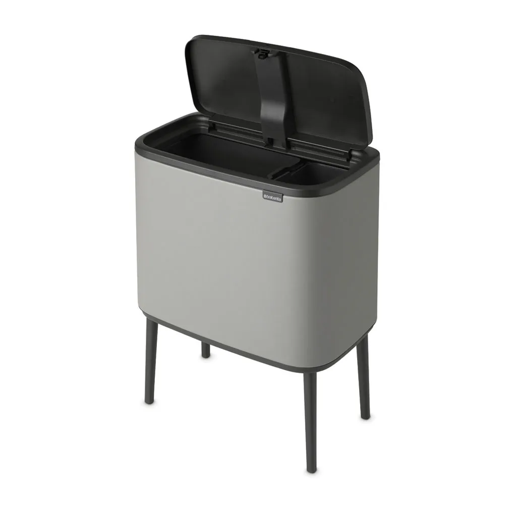 Bo Touch Bin 11+23 litros, Mineral concrete grey Brabantia
