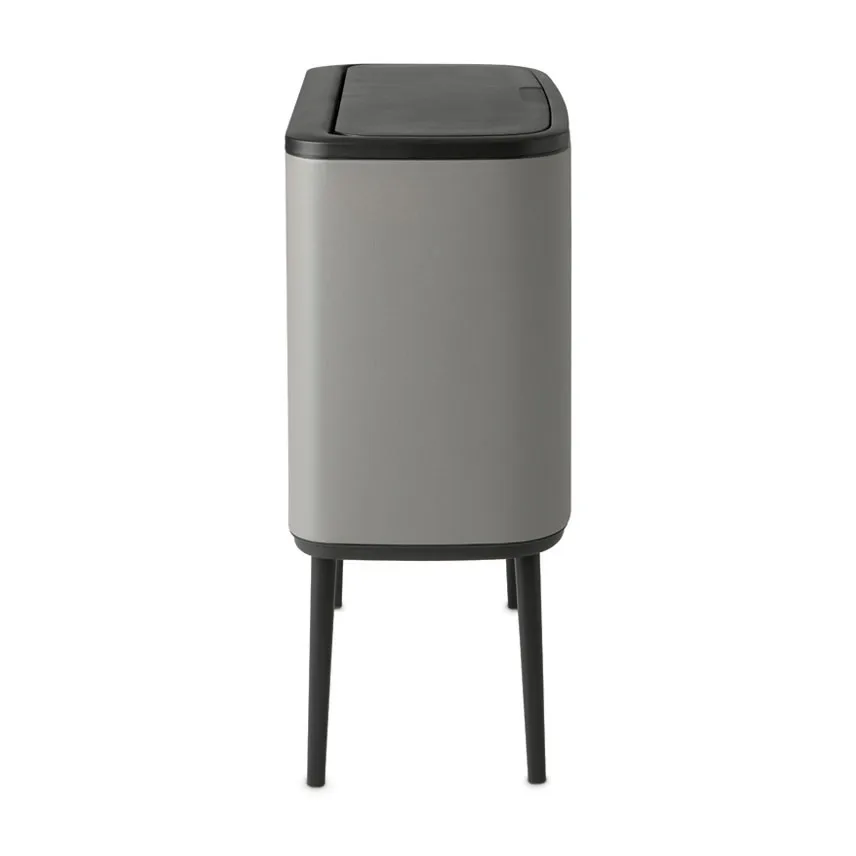 Bo Touch Bin 11+23 litros, Mineral concrete grey Brabantia
