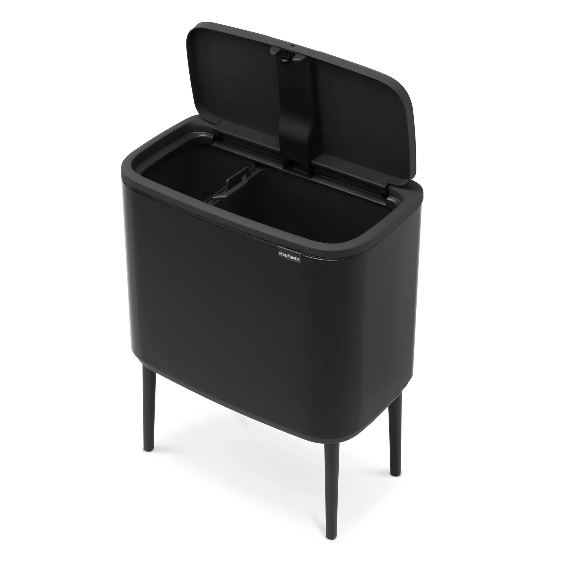 Bo Touch Bin 11+23 litros, preto mate Brabantia