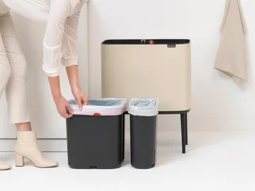Bo Touch Bin 11+23 litros - Soft beige - Brabantia