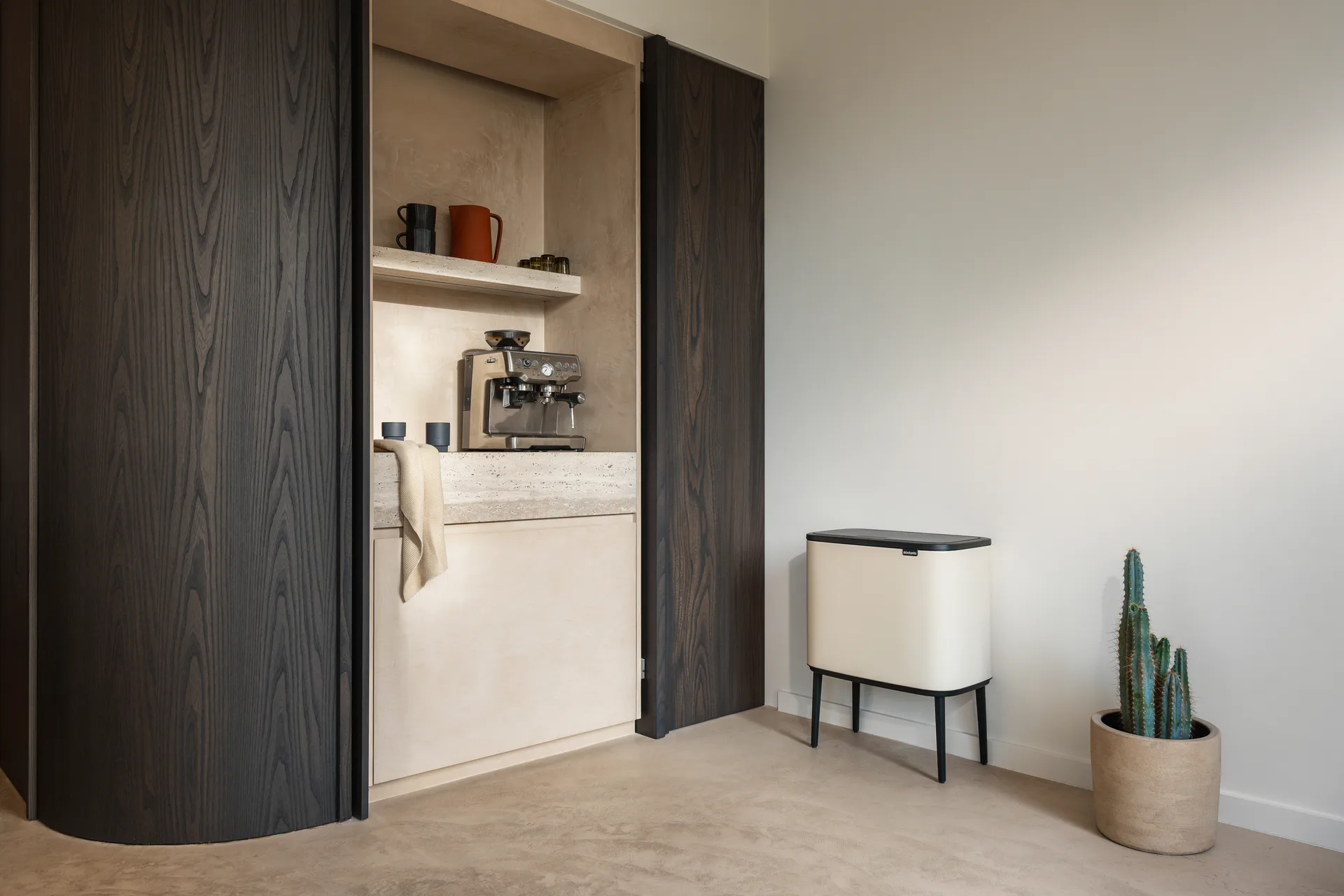 Bo Touch Bin 11+23 litros, Soft beige Brabantia