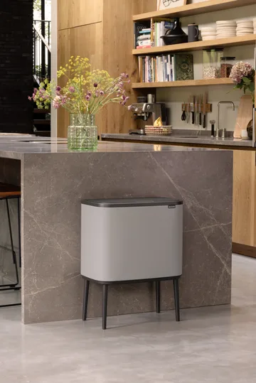 Bo Touch Bin 11+23 litros - Soft grey - Brabantia