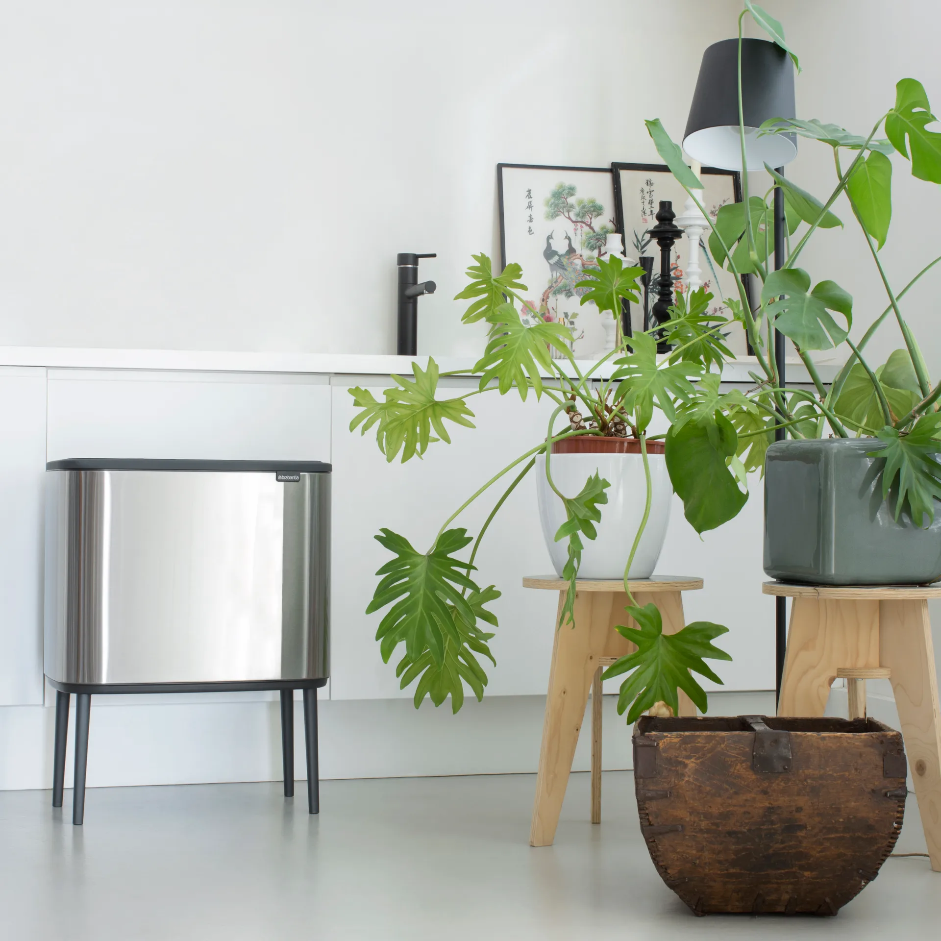 Bo Touch Bin 3 x 11 litros, aço inoxidável mate Brabantia