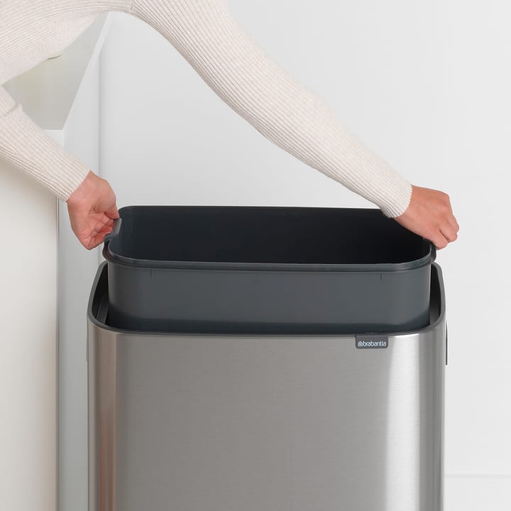 Bo Touch Bin 60 L, Aço escovado mate Brabantia