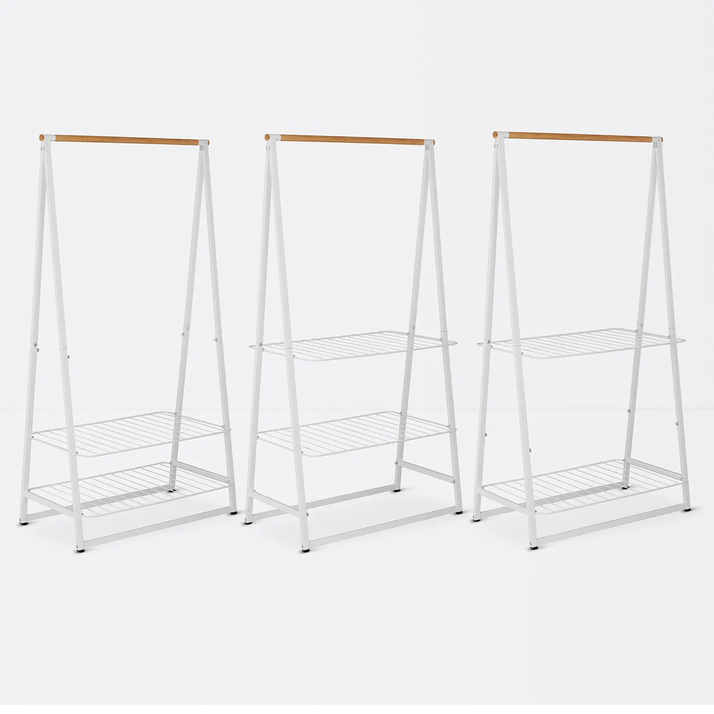 Cabide para roupa Linn grande, Branco Brabantia