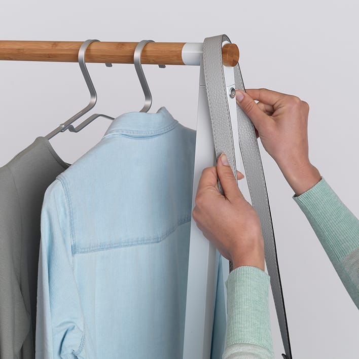 Cabide para roupa Linn grande, Branco Brabantia
