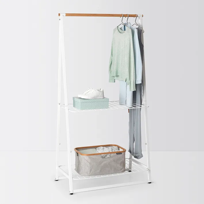Cabide para roupa Linn grande, Branco Brabantia