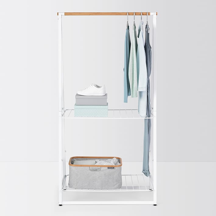 Cabide para roupa Linn grande, Branco Brabantia