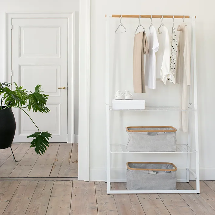 Cabide para roupa Linn grande, Branco Brabantia