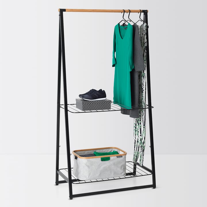 Cabide para roupa Linn grande, Preto Brabantia