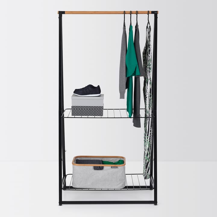 Cabide para roupa Linn grande, Preto Brabantia