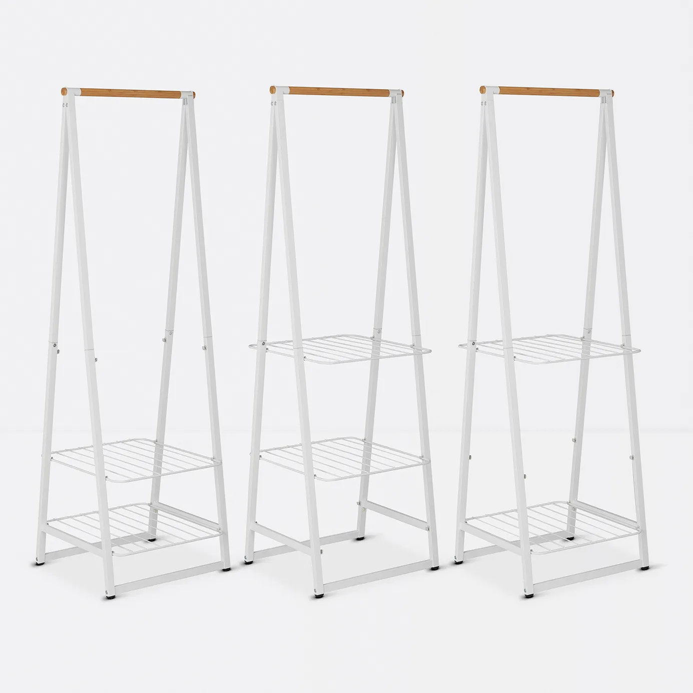 Cabide para roupa Linn pequeno, Branco Brabantia