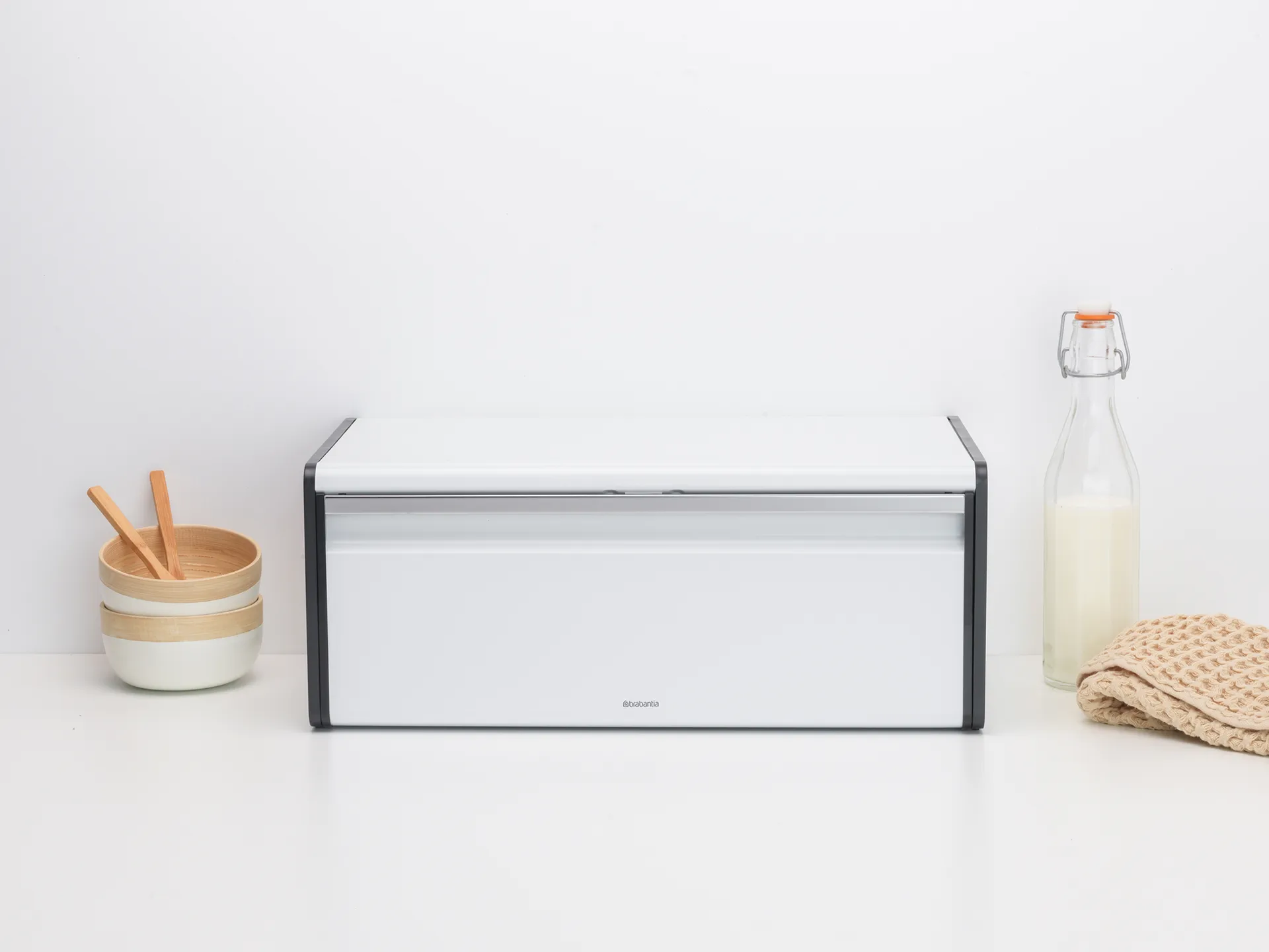 Caixa de pão Fall Front, white-black Brabantia