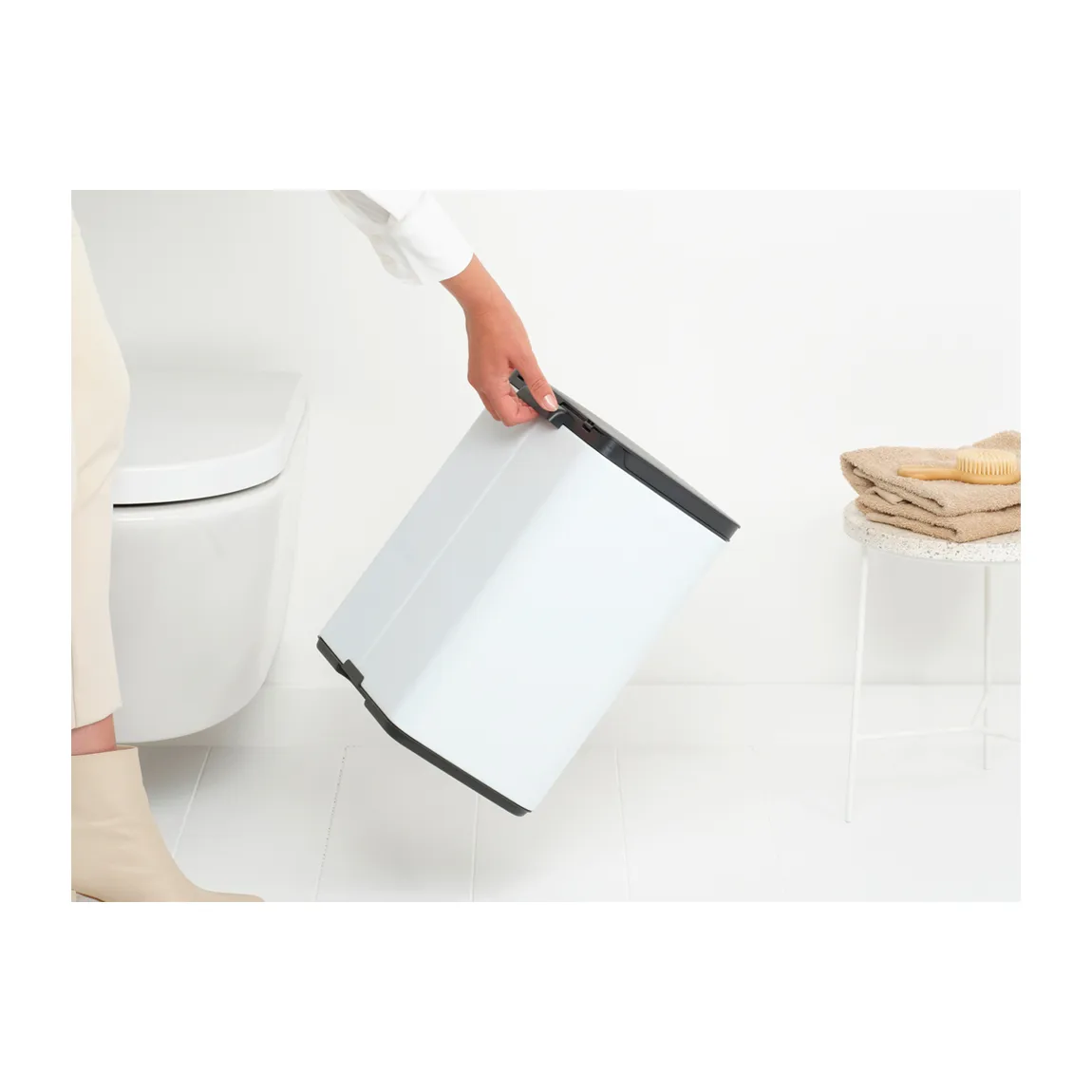 Caixote Bo 12 L, Branco Brabantia