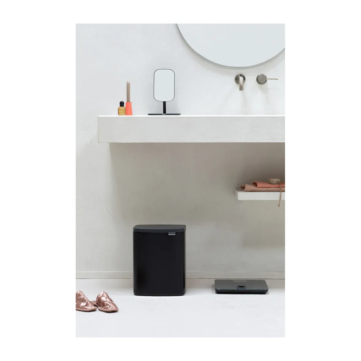 Caixote Bo 12 L, Matte black Brabantia
