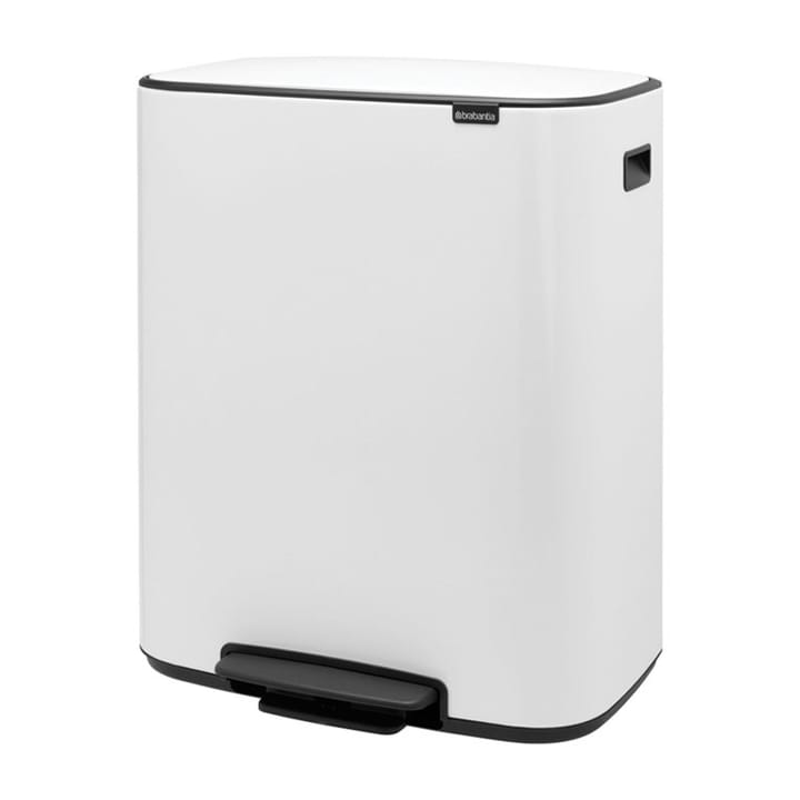 Caixote com pedal Bo Bin 2x30 L, Branco Brabantia