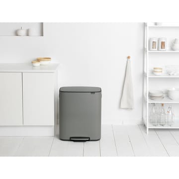 Caixote com pedal Bo Bin 2x30 L - Mineral concrete grey - Brabantia