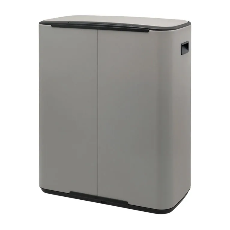 Caixote com pedal Bo Bin 2x30 L, Mineral concrete grey Brabantia