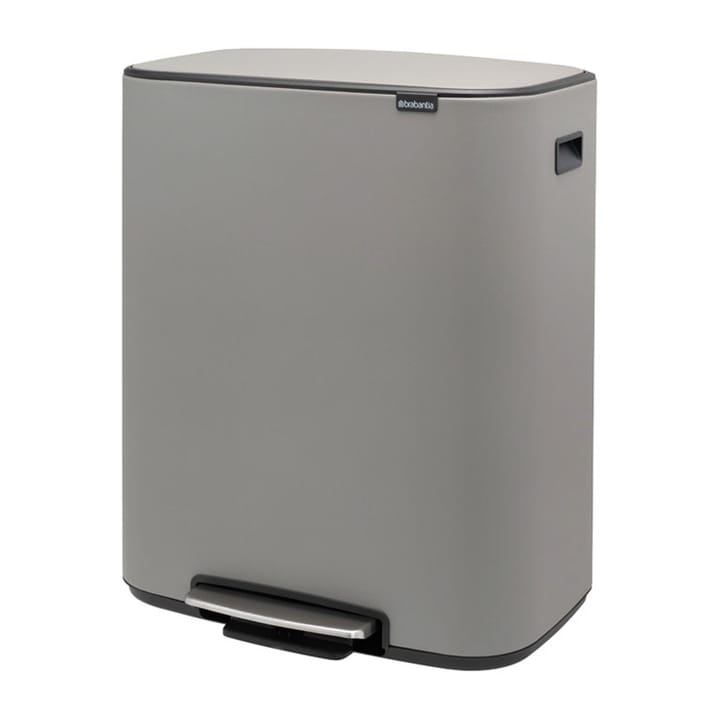 Caixote com pedal Bo Bin 2x30 L, Mineral concrete grey Brabantia