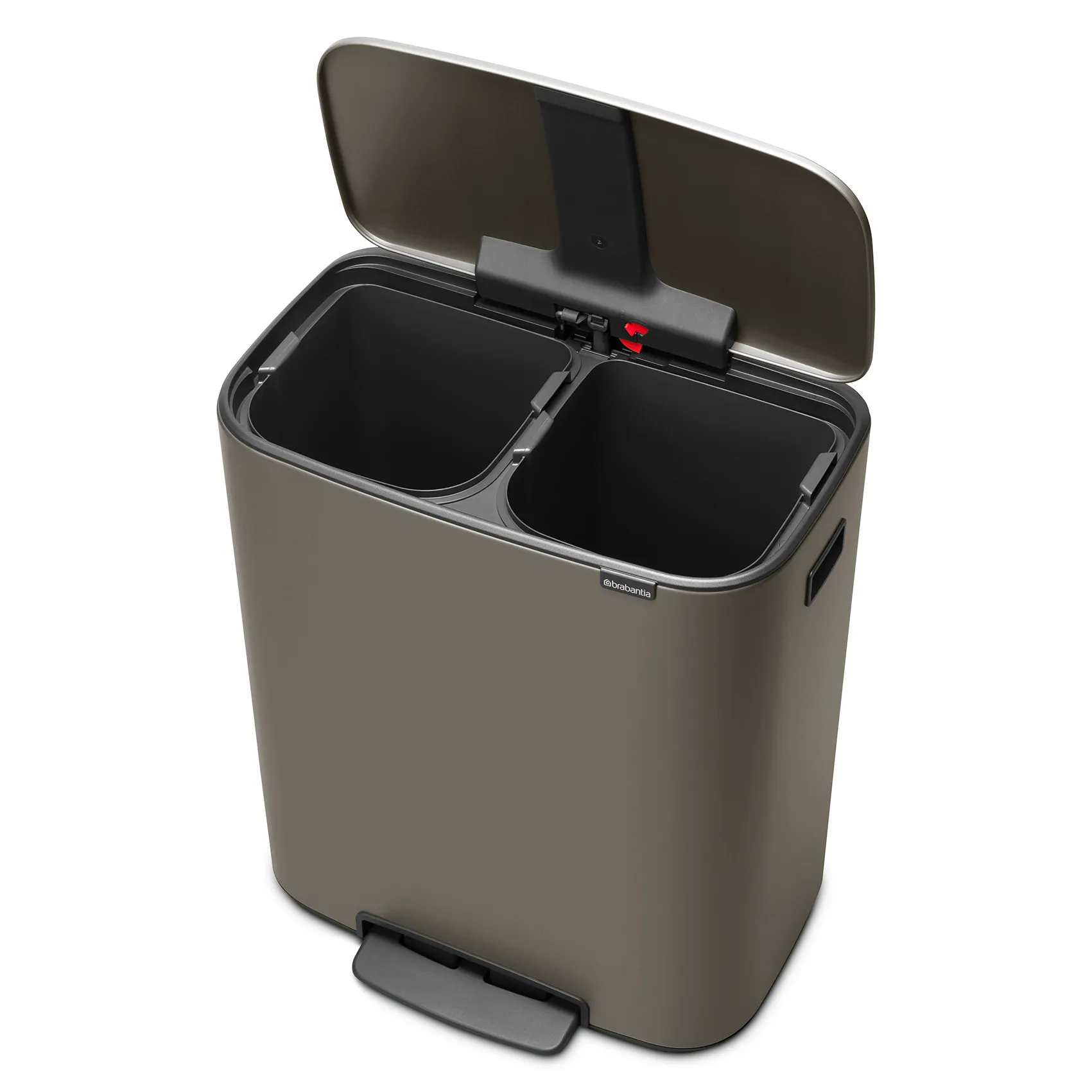 Caixote com pedal Bo Bin 2x30 L, Platinum Brabantia