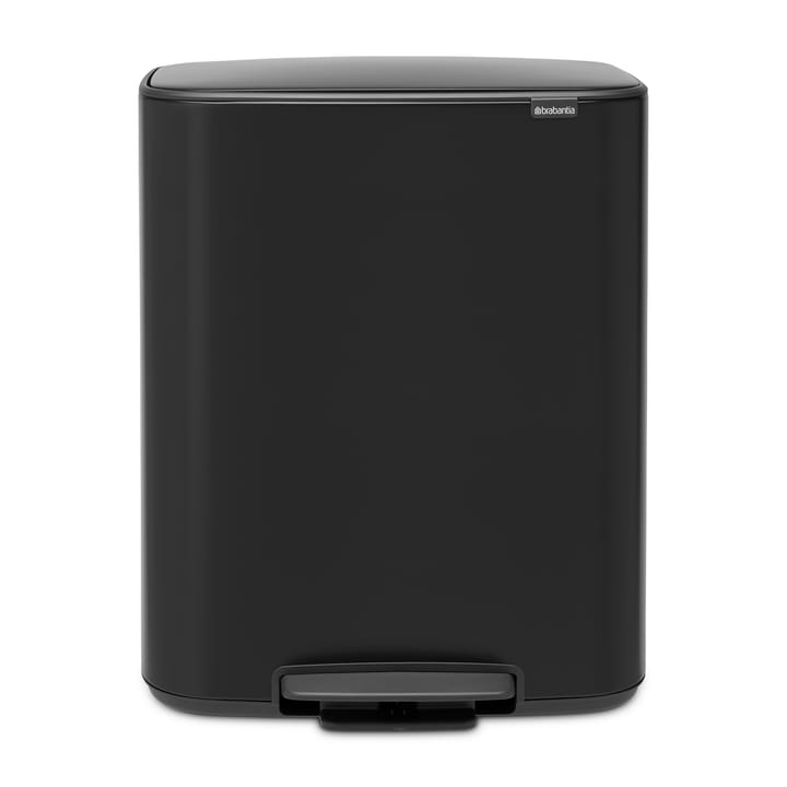 Caixote com pedal Bo Bin 2x30 L - preto - Brabantia