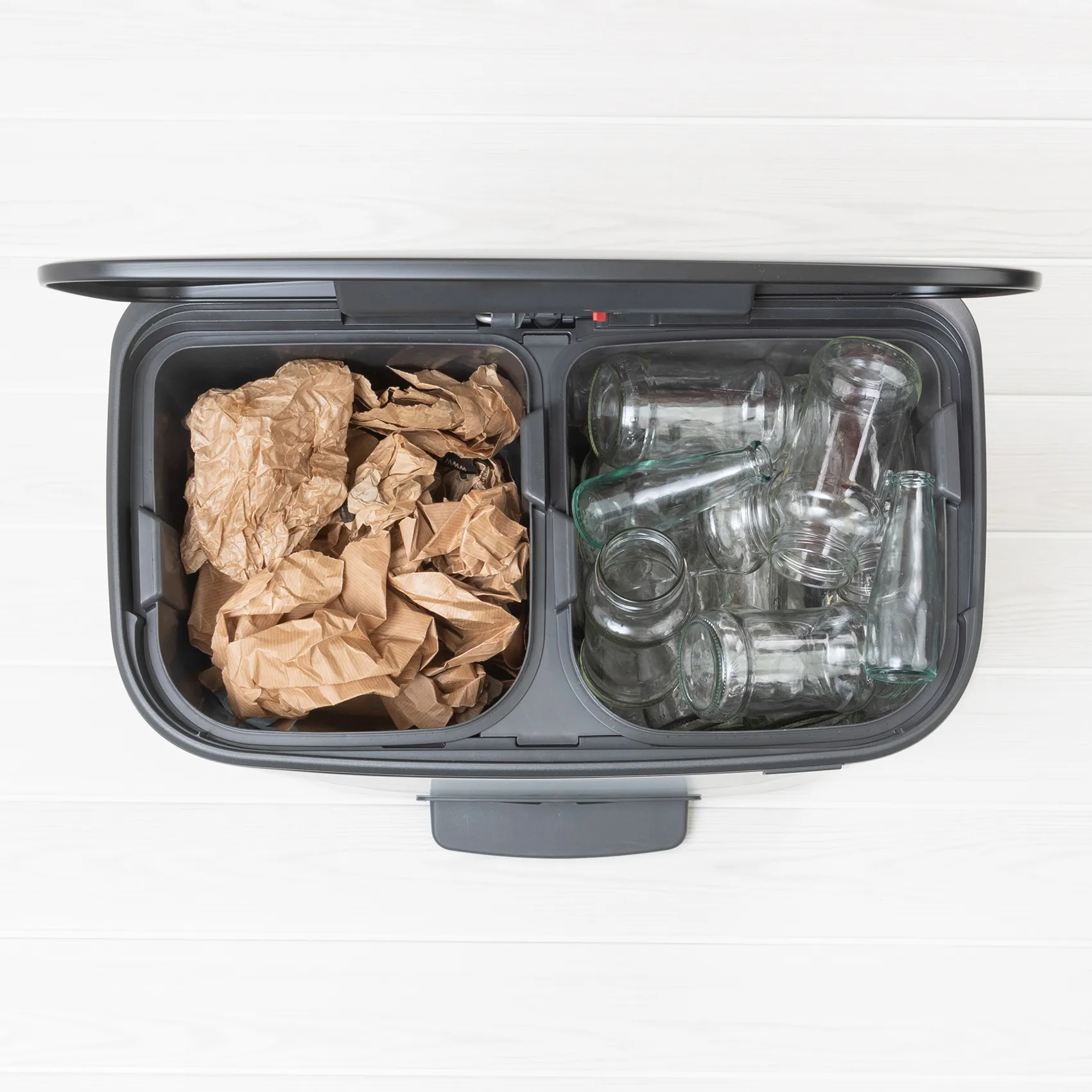 Caixote com pedal Bo Bin 2x30 L, preto Brabantia