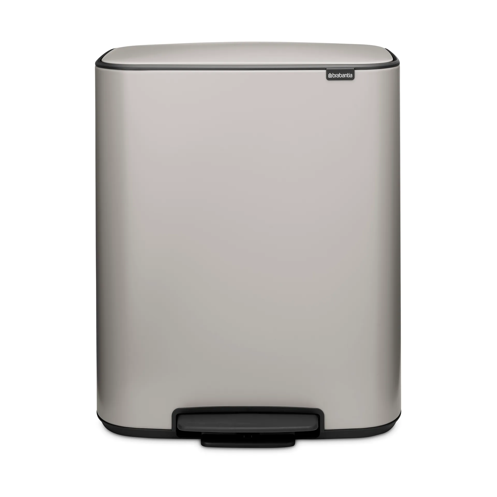 Caixote com pedal Bo Bin 2x30 L, Soft grey Brabantia