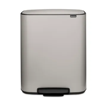 Caixote com pedal Bo Bin 2x30 L - Soft grey - Brabantia