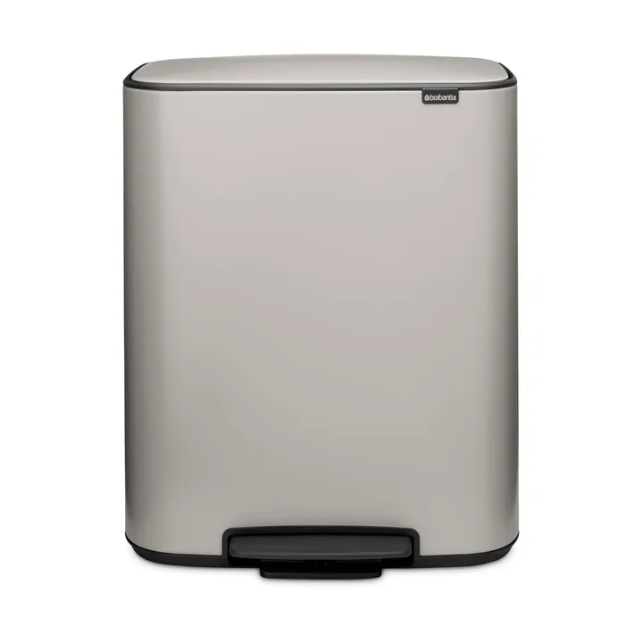 Caixote com pedal Bo Bin 2x30 L - Soft grey - Brabantia