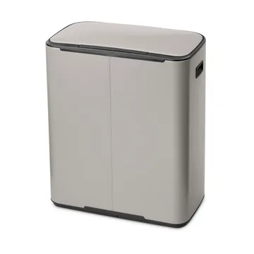 Caixote com pedal Bo Bin 2x30 L - Soft grey - Brabantia