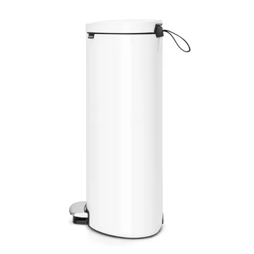 Caixote com pedal FlatBack+ Silencioso 30 litros - branco - Brabantia