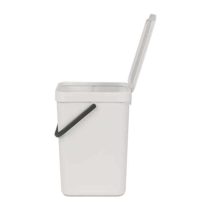 Caixote de lixo Sort & Go 12 l., Light grey Brabantia