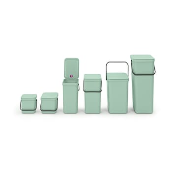 Caixote de lixo Sort & Go 3 l. - Jade green - Brabantia