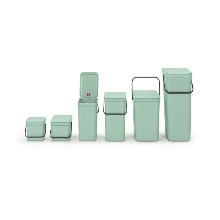 Caixote de lixo Sort & Go 3 l., Jade green Brabantia