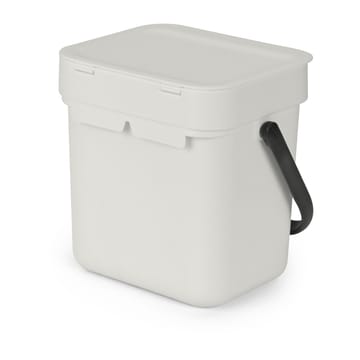 Caixote de lixo Sort & Go 3 l. - Light grey - Brabantia
