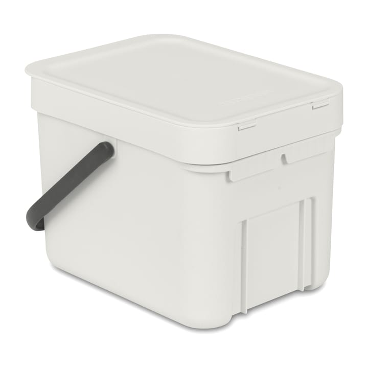 Caixote de lixo Sort & Go 6 l., Light grey Brabantia