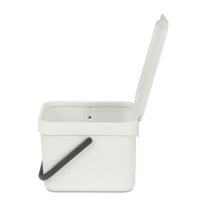 Caixote de lixo Sort & Go 6 l., Light grey Brabantia
