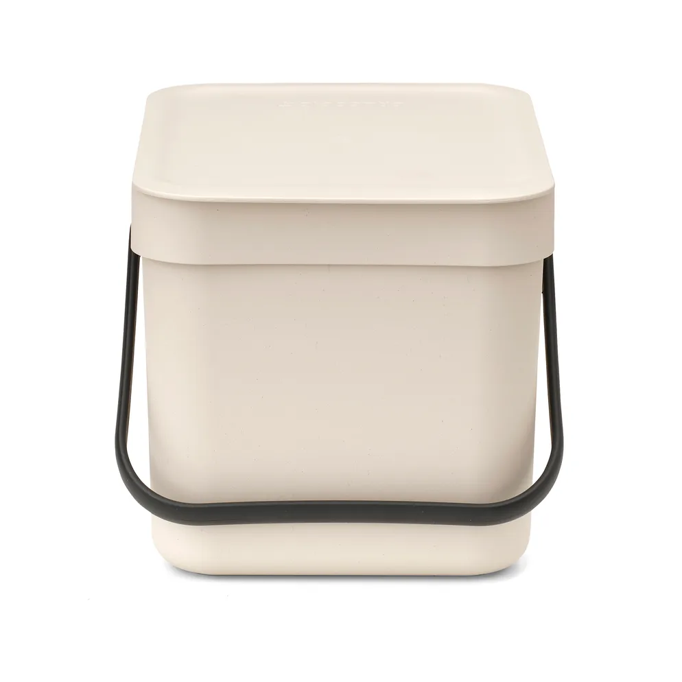 Caixote de lixo Sort & Go 6 l., Soft Beige Brabantia