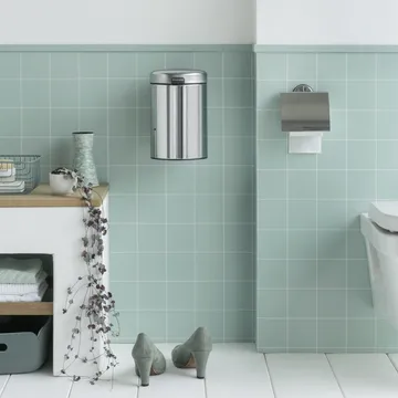 Caixote de parede New Icon 3 litros - aço polido - Brabantia