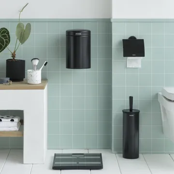 Caixote de parede New Icon 3 litros - preto mate - Brabantia