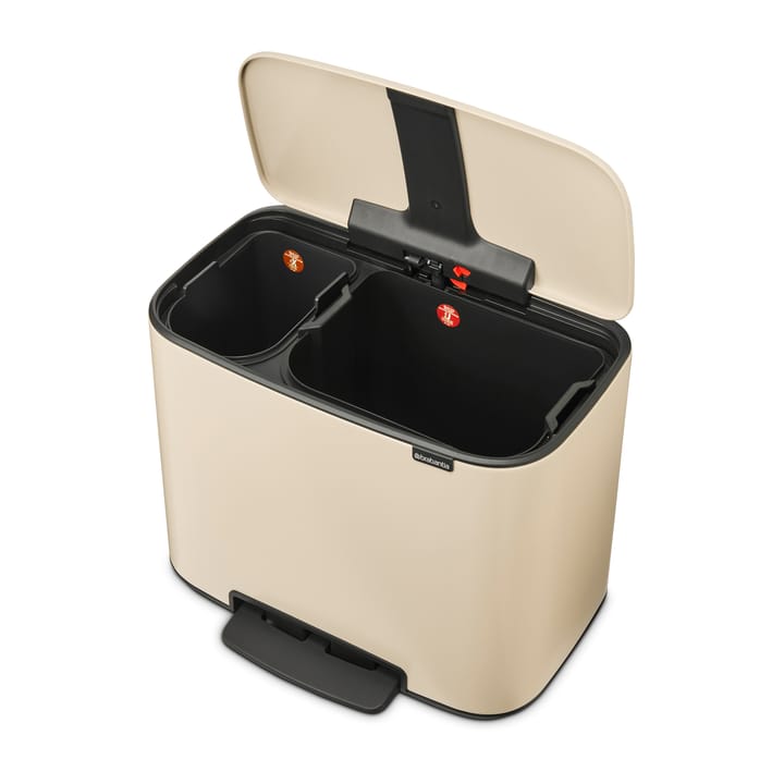 Caixote de pedal Bo 11+23 l, Soft beige Brabantia